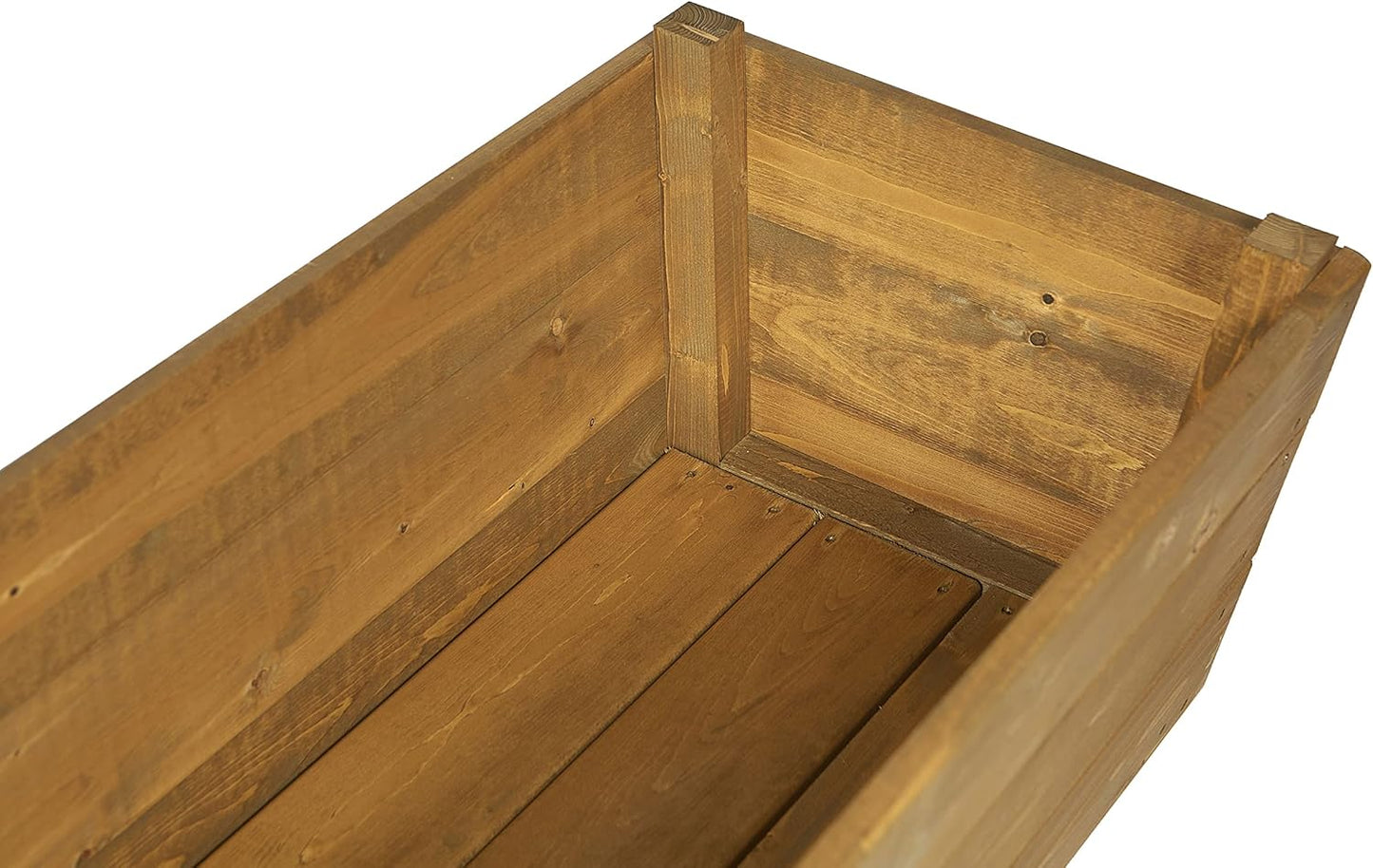 Wooden Planter Box – Large Outdoor Timber Trough for Flowers & Plants