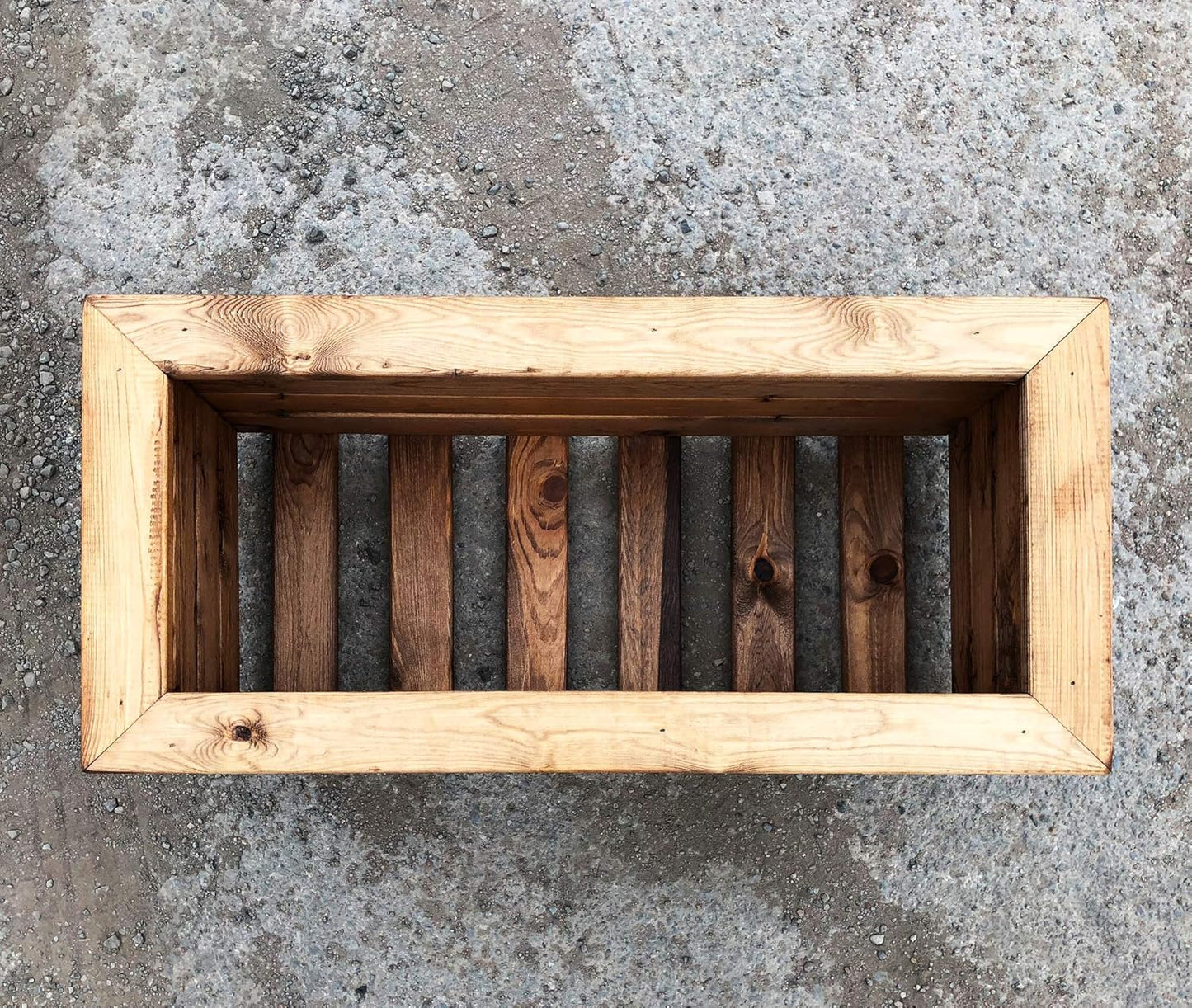 Large Wooden Garden Trough Planter