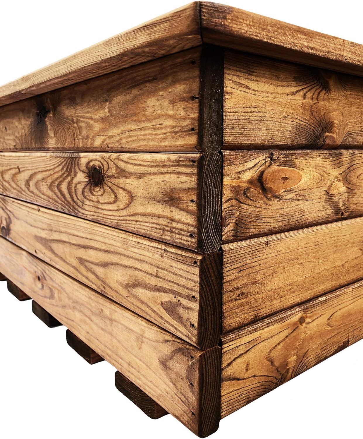 Large Wooden Garden Trough Planter