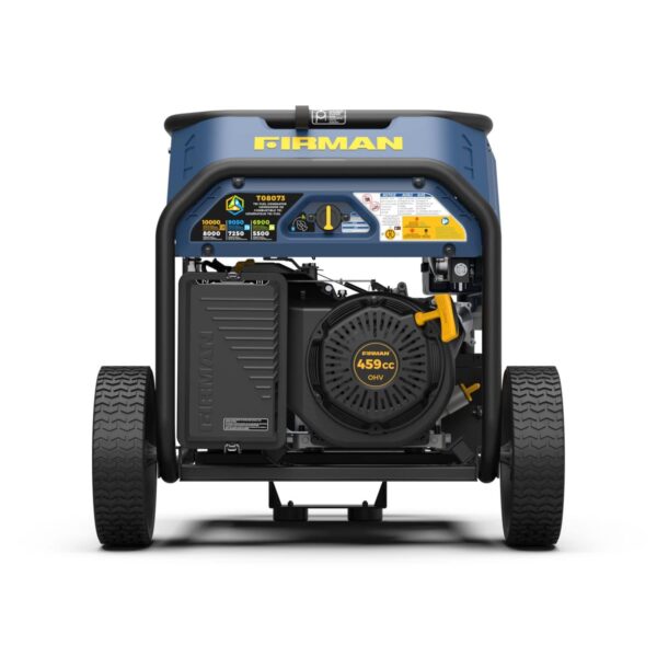 Firman T08073 Tri-Fuel 8000W/10000W Portable Generator | Electric Start | CO Alert - Image 7