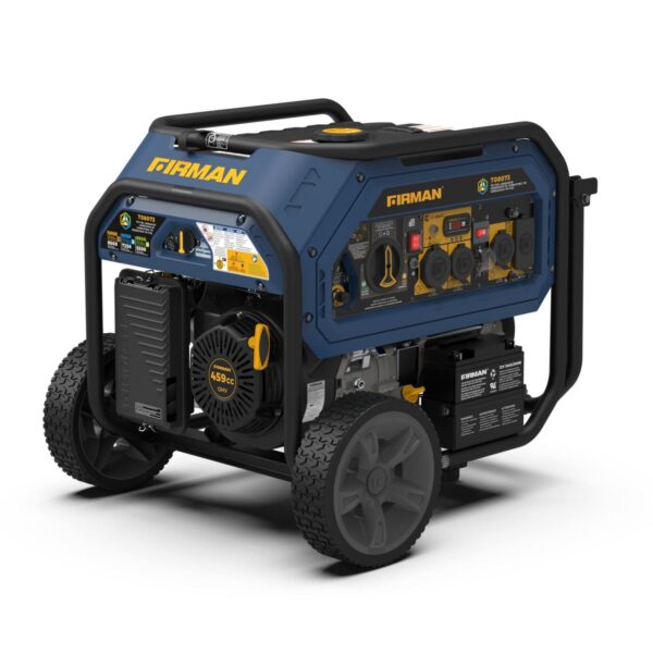 Firman T08073 Tri-Fuel 8000W/10000W Portable Generator | Electric Start | CO Alert - Image 4