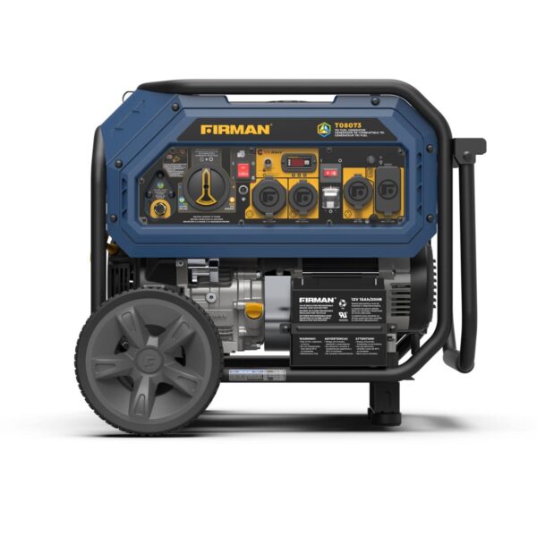 Firman T08073 Tri-Fuel 8000W/10000W Portable Generator | Electric Start | CO Alert - Image 2