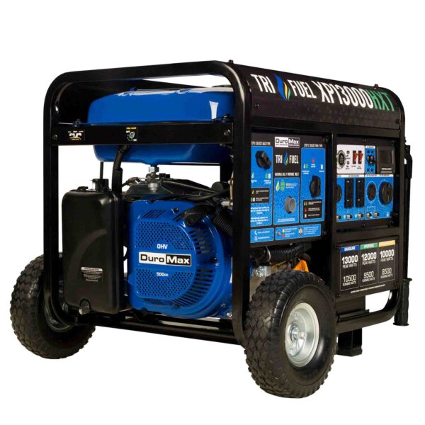 DuroMax XP13000HXT 10500W/13000W Tri-Fuel Portable Generator | CO Alert