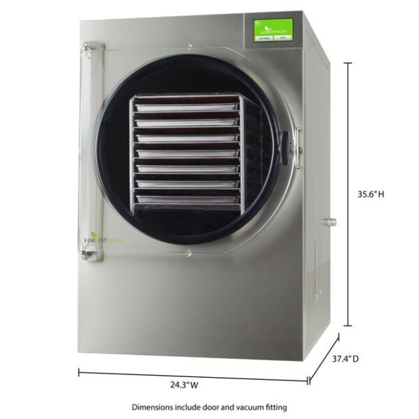 Harvest Right X-Large 7 Tray Freeze Dryer Stainless Steel w/ Mylar Starter Kit + Premier Pump - Image 3